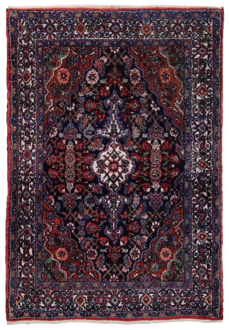 Persian-One of a Kind Bibikabad Ivory  -  3' 7'' x  5' 3''