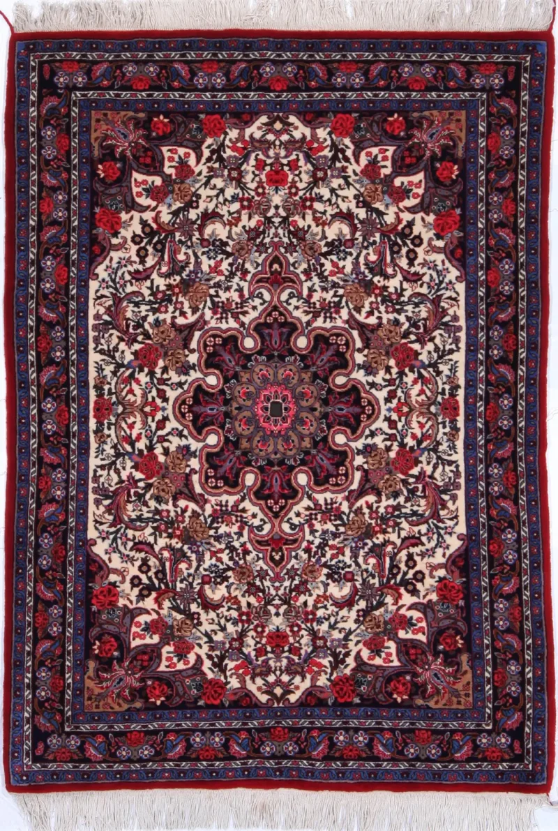 Persian-One of a Kind Bidjar Ivory  -  3' 8'' x  5' 2''