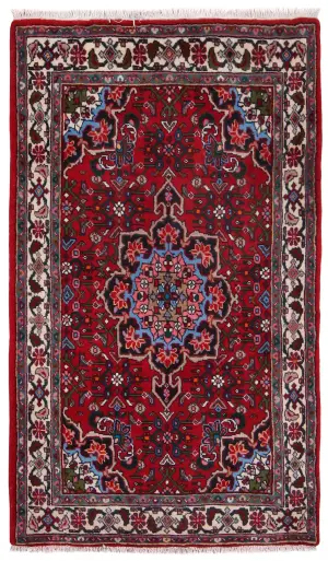 Persian-One of a Kind Bidjar Ivory - 3' 4'' x 5' 5''