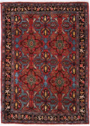 Persian-One of a Kind Bidjar Red - 3' 1'' x 5' 3''
