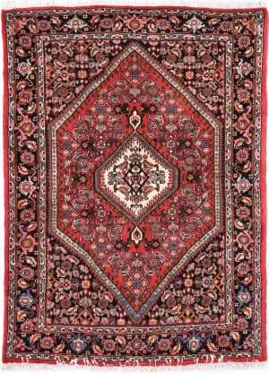 Persian-One of a Kind Bidjar Red - 3' 4'' x 4' 9''
