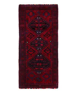 Persian-One of a Kind Bidjar Red - 3' 11'' x 8' 4''