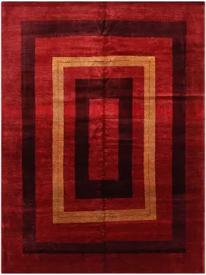 Persian-One of a Kind Gabbeh Magma - 9' 6'' x 12' 1''