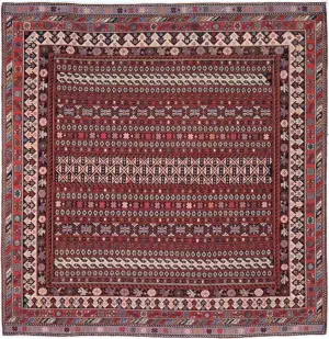 Persian-One of a Kind Ghashghai Multi - 4' 9'' x 5' 11''