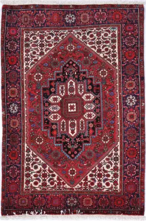 Persian-One of a Kind Gholtogh Navy - 3' 5'' x 5' 5''