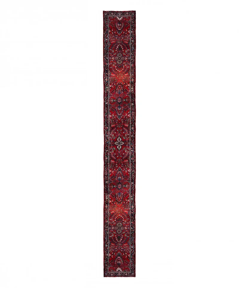 Persian-One of a Kind Hamedan Navy  -  2' 6'' x  20' 10''