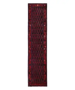 Persian-One of a Kind Hamedan Red - 3' 8'' x 16' 2''