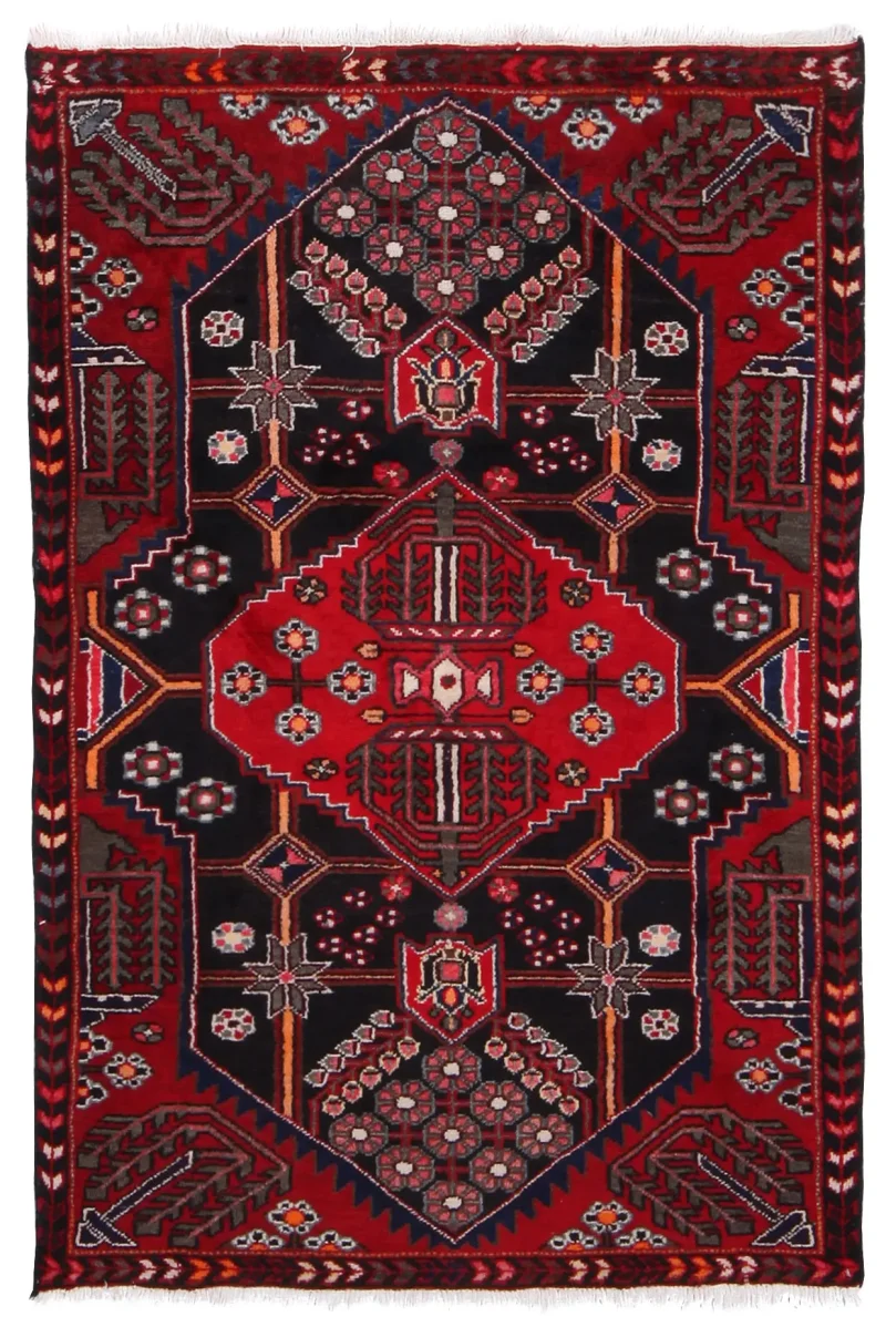 Persian-One of a Kind Hamedan Red  -  3' 4'' x  5' 