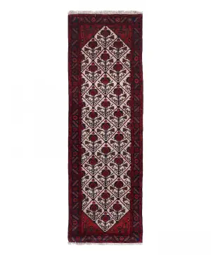 Persian-One of a Kind Hamedan Navy - 3' 1'' x 9' 9''
