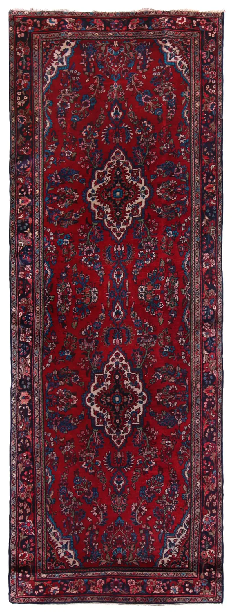 Persian-One of a Kind Hamedan Navy  -  4' 8'' x  12' 8''