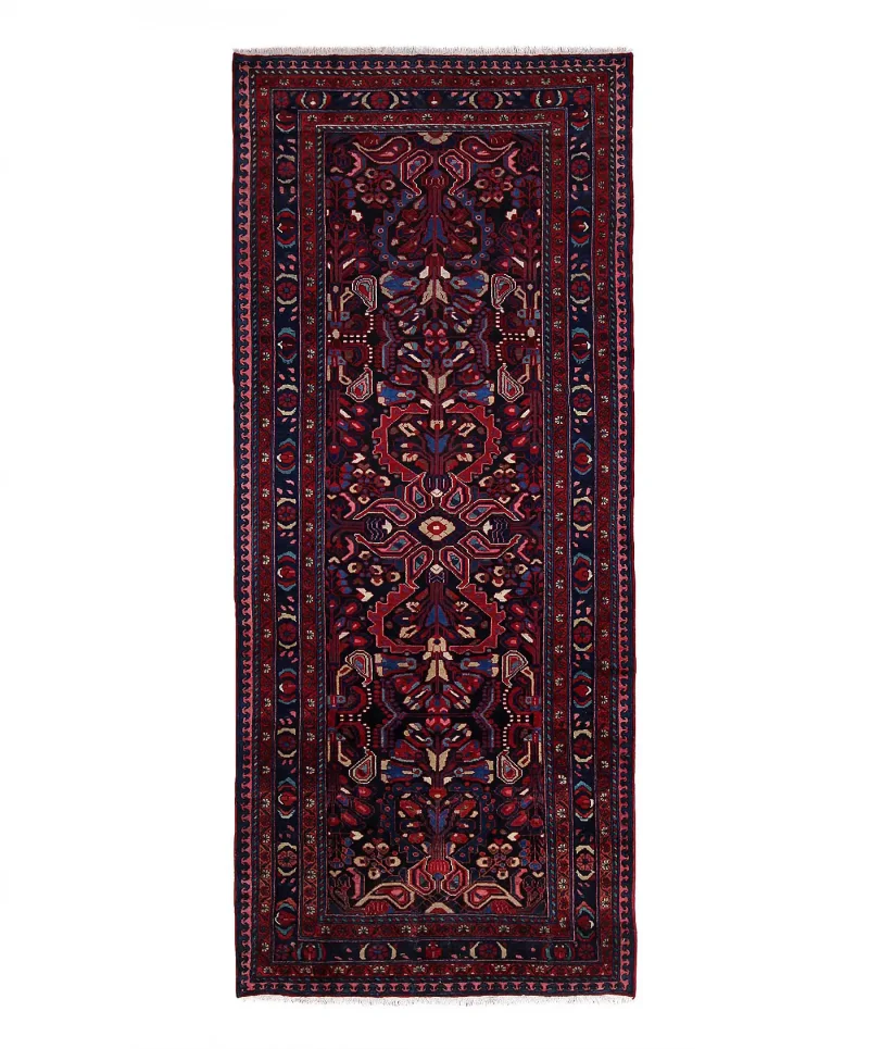 Persian-One of a Kind Hamedan Navy  -  5' 4'' x  12' 11''