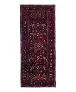 Persian-One of a Kind Hamedan Navy - 5' 4'' x 12' 11''