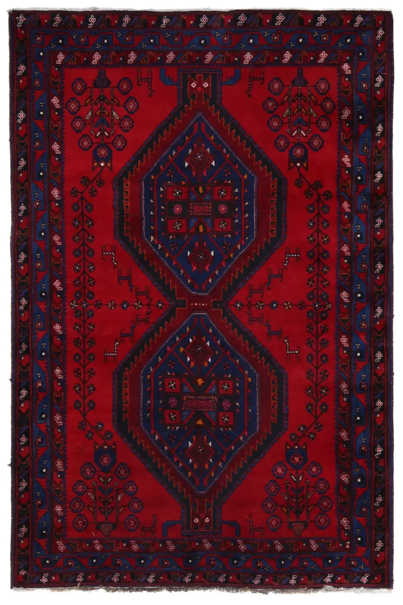 Persian-One of a Kind Hamedan Blue  -  5' 1'' x  7' 10''