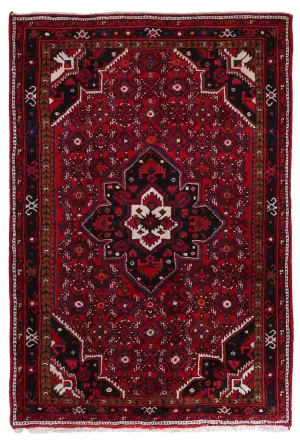 Persian-One of a Kind Hamedan Red - 5' 4'' x 7' 10''