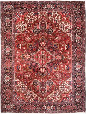 Persian-One of a Kind Heriz Red - 10' 2'' x 13' 10''