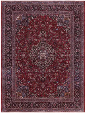 Persian-One of a Kind Kashan Red/Navy - 10' x 15'