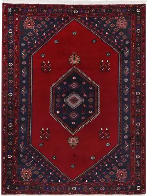 Persian-One of a Kind Kelardasht Rust/Navy - 7' 4'' x 10'