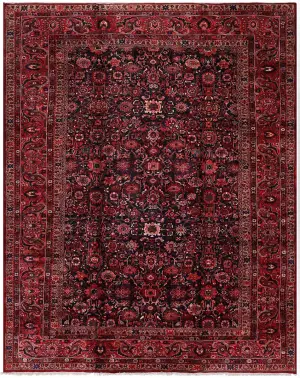Persian-One of a Kind Mahal Navy/Red - 10' 10'' x 13' 7''