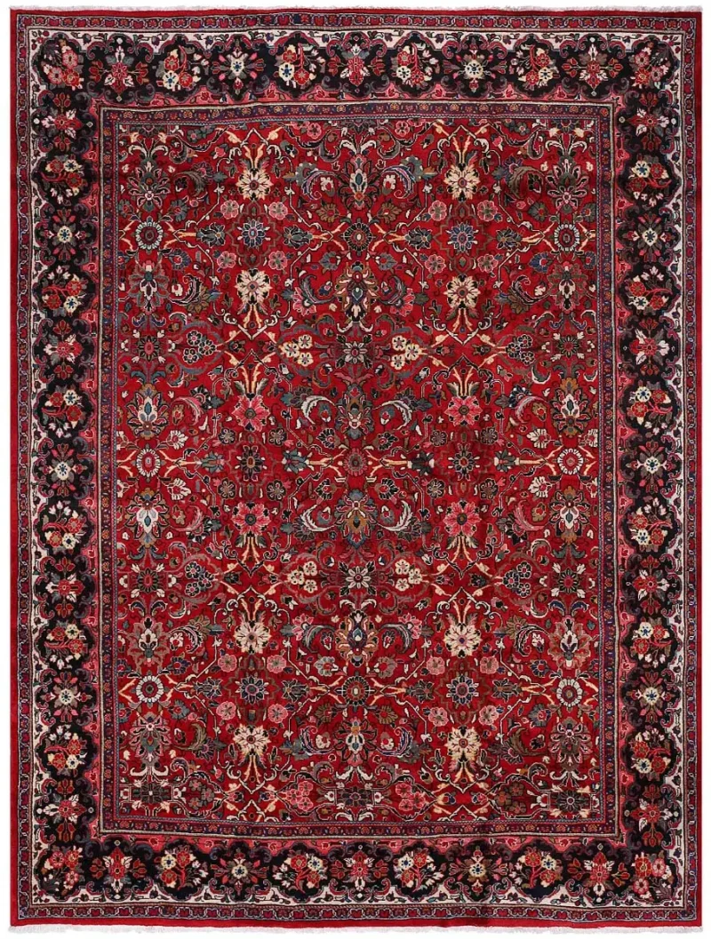 Persian-One of a Kind Mahal Red/Black  -  10' 7'' x  13' 10''