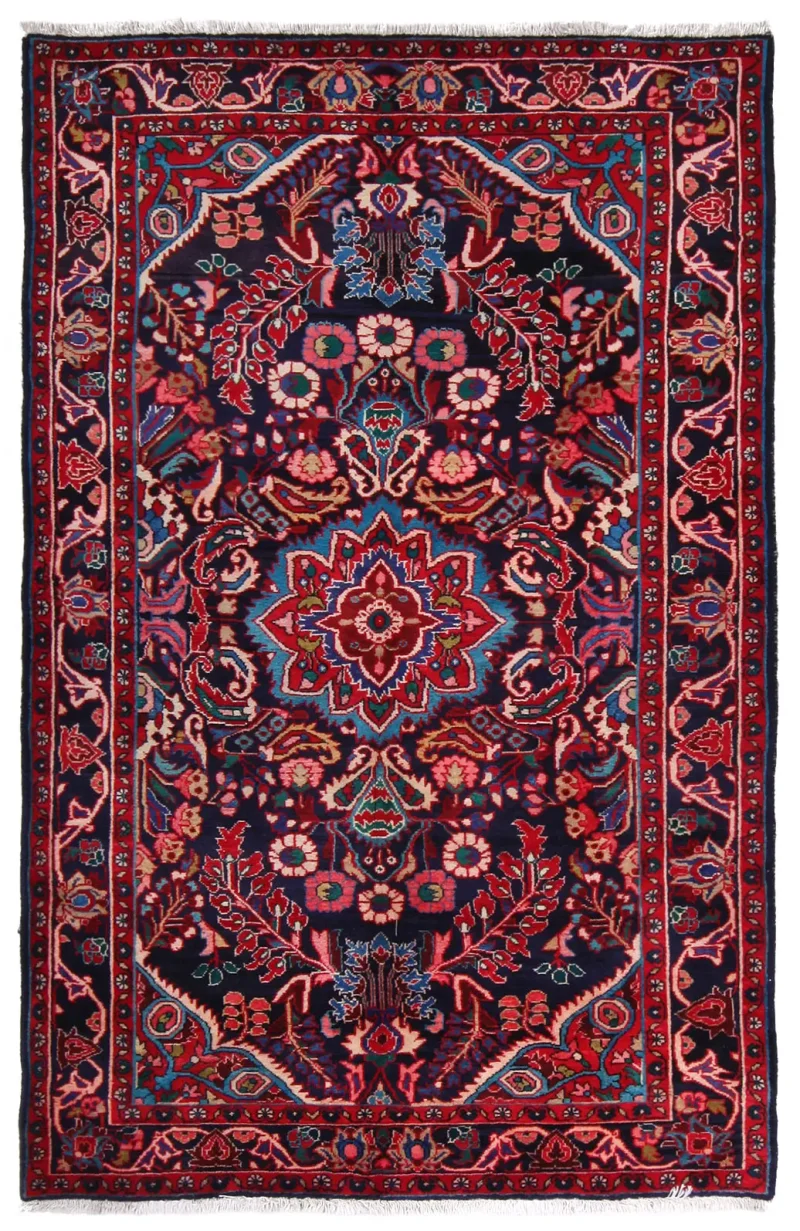 Persian-One of a Kind Mahal Navy  -  5' 3'' x  8' 3''