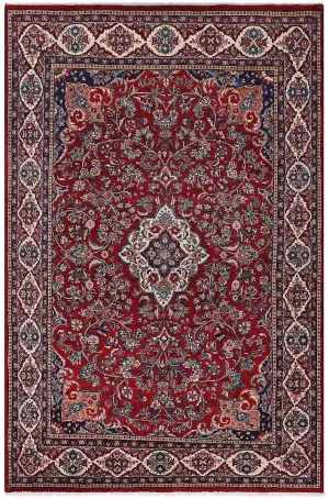Persian-One of a Kind Mahal Red/Navy - 7' 2'' x 10' 10''