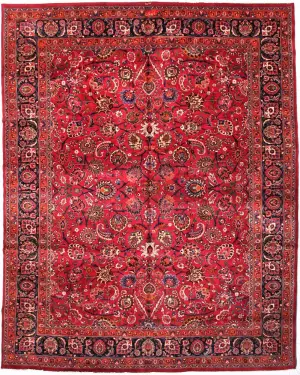 Persian-One of a Kind Mashad Red - 9' 9'' x 12' 7''