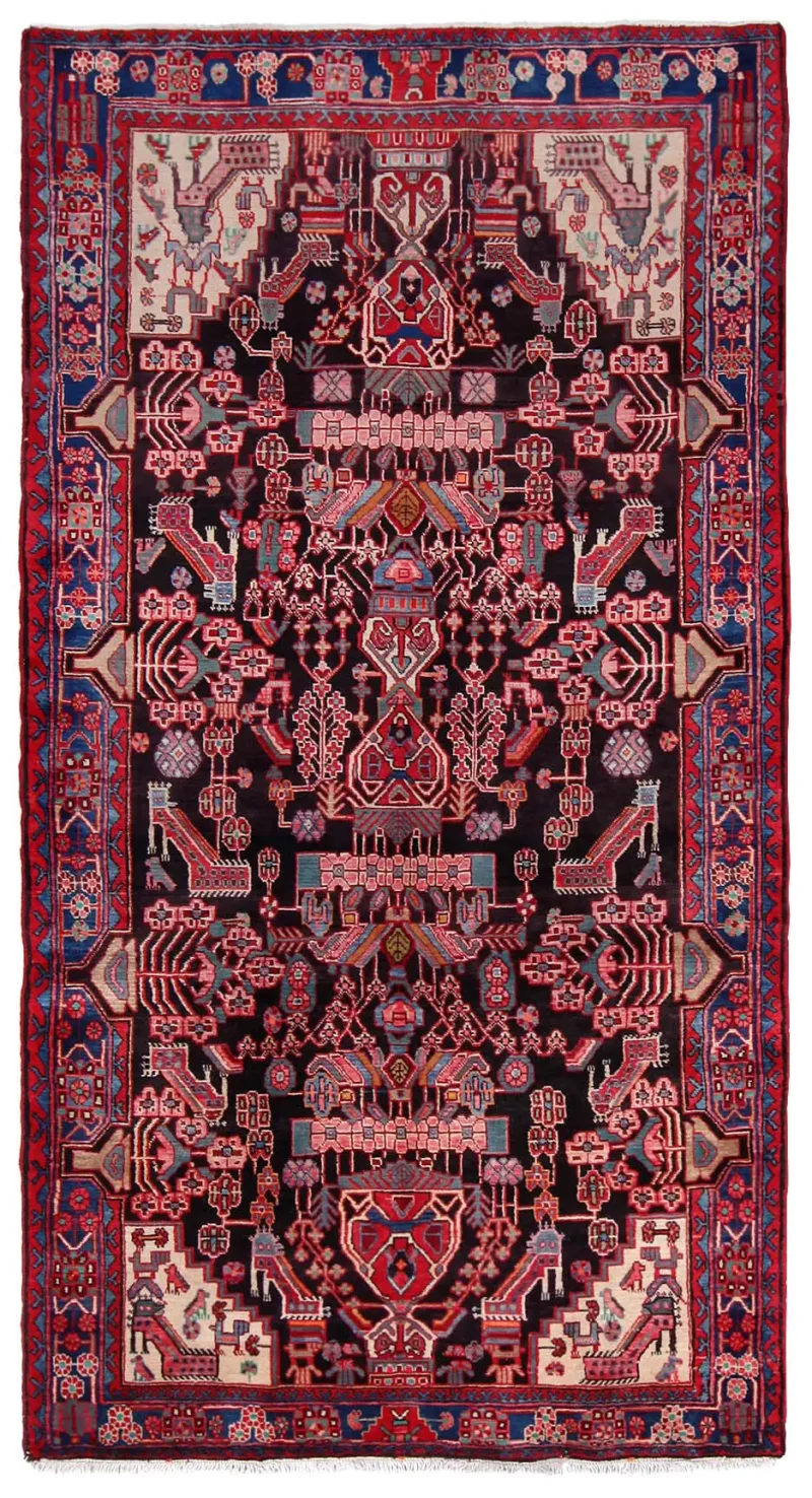 Persian-One of a Kind Nahavand Black  -  5' 3'' x  9' 7''