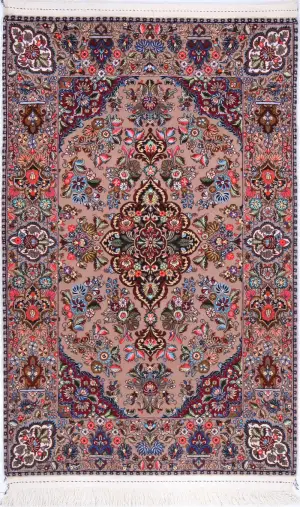 Persian-One of a Kind Qum Multi - 3' x 5'