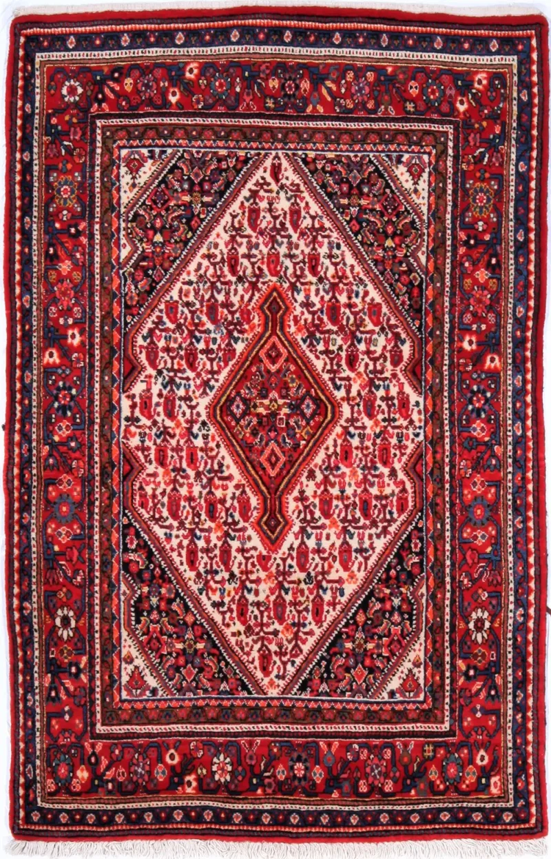 Persian-One of a Kind Sarouk Red  -  3' 4'' x  5' 2''