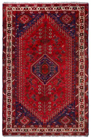 Persian-One of a Kind Shiraz Ivory - 5' 4'' x 8' 3''