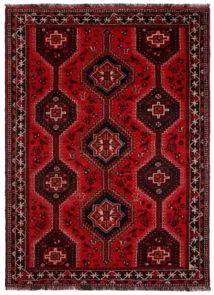Persian-One of a Kind Shiraz Navy - 5' 7'' x 7' 6''