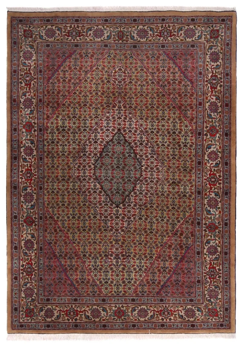 Persian-One of a Kind Tabriz Celadon  -  6' 8'' x  9' 6''