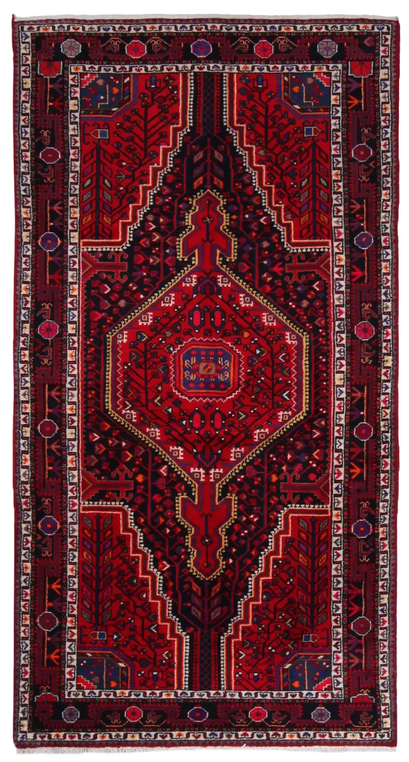 Persian-One of a Kind Tuyserkan Red  -  4' 7'' x  8' 9''