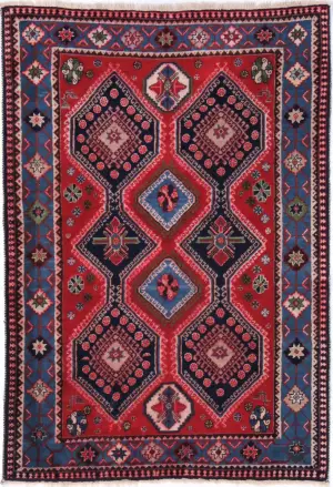 Persian-One of a Kind Yalameh Red - 3' 8'' x 5' 2''