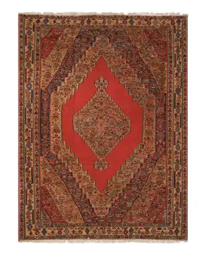 Persian Soumak Soumak Rust/Multi - 6' 9'' x 9' 4''