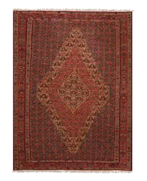 Persian Soumak Soumak Rust/Multi - 6' 3'' x 9' 5''