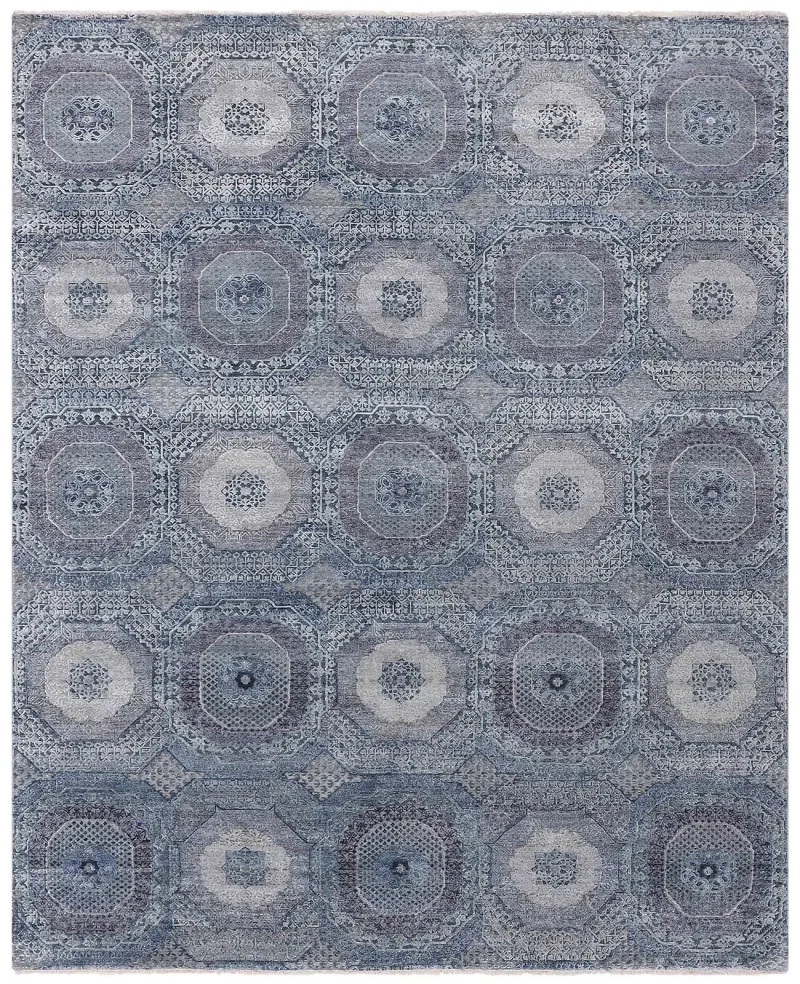 Platinum PLTM-01 Blue/Grey  -  9'  x  12' 