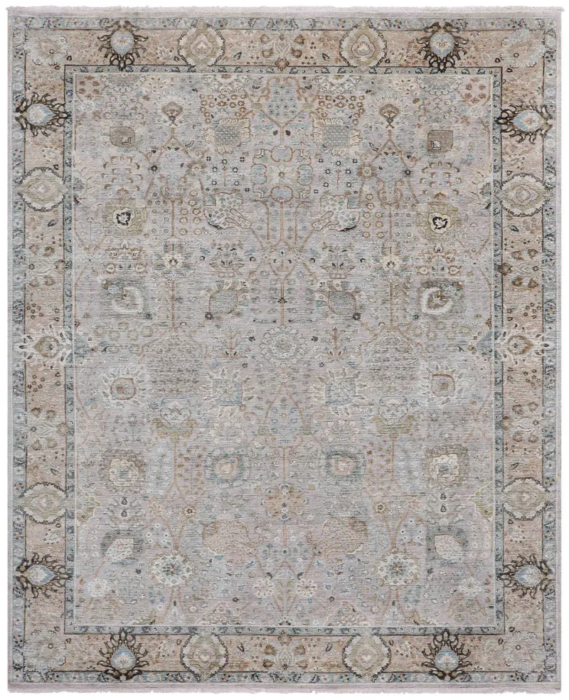 Platinum PLTM-03 Grey/Beige  -  9'  x  12' 