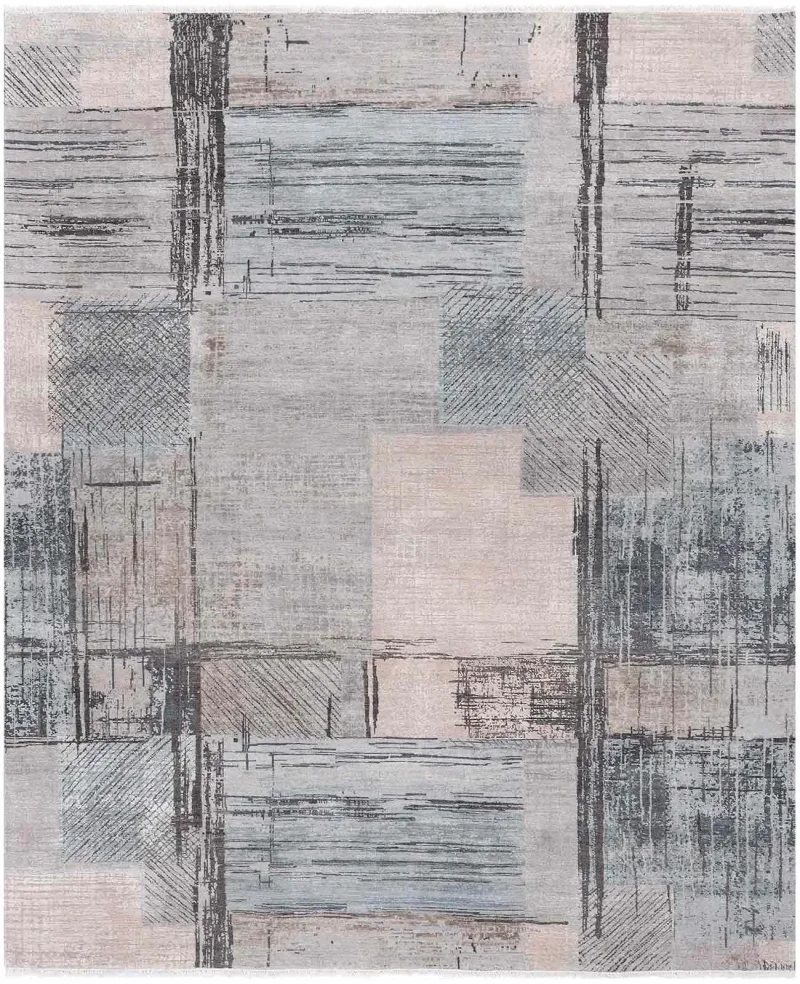 Prime PME-02 Grey/Blue  -  8'  x  10' 