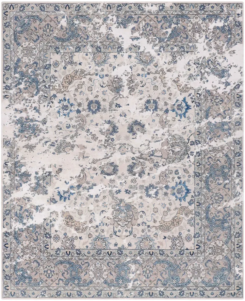 Radiance RDNC-02 Beige/Blue  -  8'  x  10' 