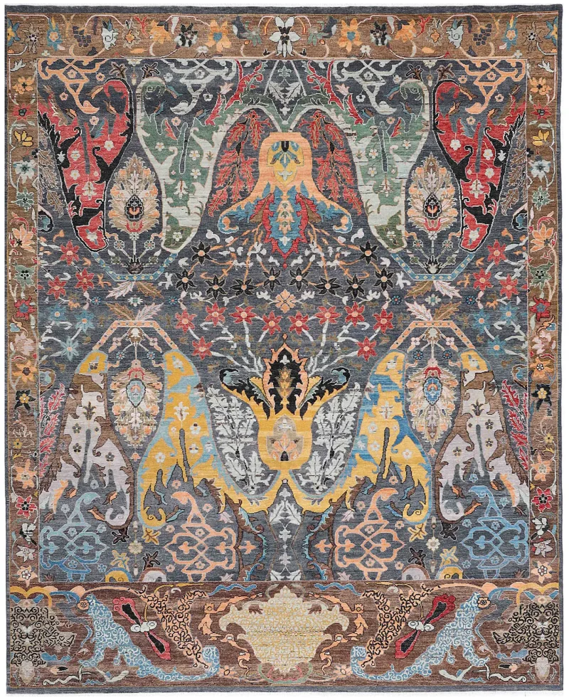 Reno Bijar-02 Grey/Multi  -  8' 8'' x  12' 