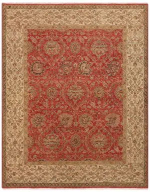 Resham Tabriz Red/Gold - 8' x 10'
