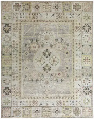 Rivyan RVYN-02 Light Grey/Multi - 7' 11'' x 10' 2''