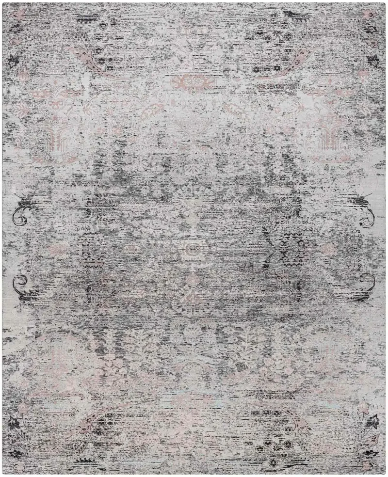 Rocco ROC-02 Charcoal/Beige  -  9'  x  12' 