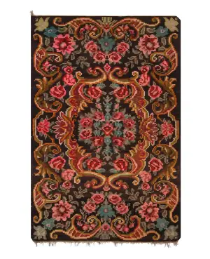 Russian Kilim Bessarabian Brown/Multi - 5' 4'' x 8' 8''