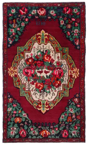 Russian-One of a Kind Bessarabian Multi - 4' 2'' x 7' 4''