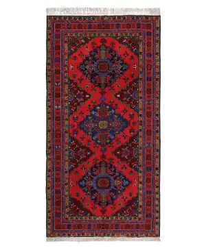 Russian-One of a Kind Caucasian Blue - 4' 11'' x 10' 10''