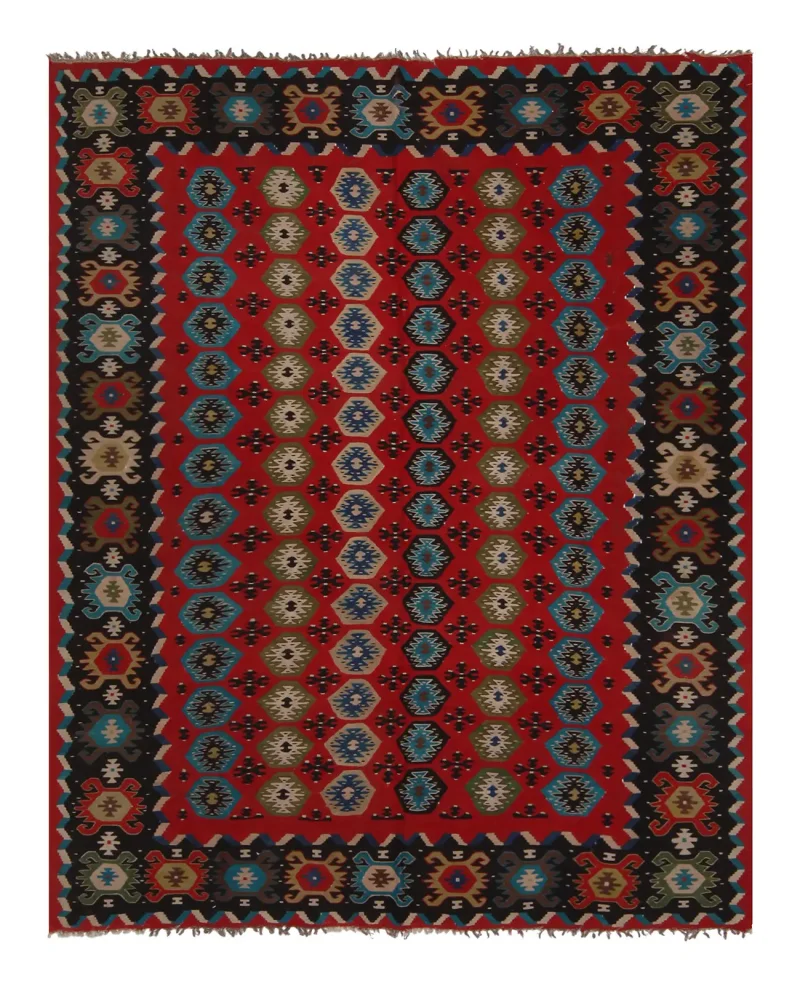 Russian-One of a Kind Kilim Navy  -  5' 10'' x  7' 6''