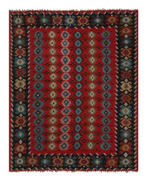 Russian-One of a Kind Kilim Navy - 5' 10'' x 7' 6''