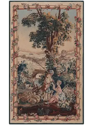 Russian-One of a Kind Tapestry Beige/Multi - 4' 7'' x 7' 8''